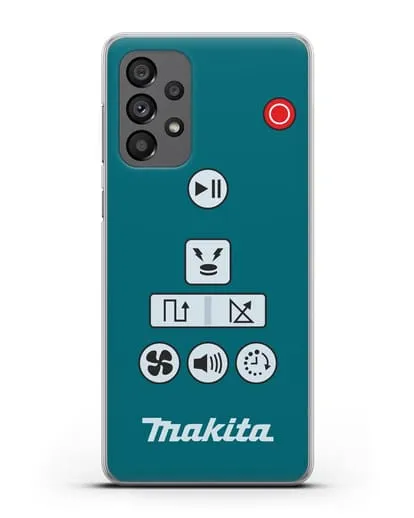 Чехол с дизайном пульт-контроллер Makita силиконовый для Samsung Galaxy A73 5G [SM-A736B]