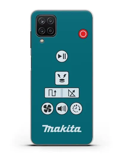 Чехол с дизайном пульт-контроллер Makita силиконовый для Samsung Galaxy M12 [SM-M127F]