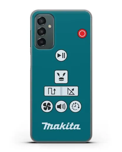 Чехол с дизайном пульт-контроллер Makita силиконовый для Samsung Galaxy M23 [SM-M236]