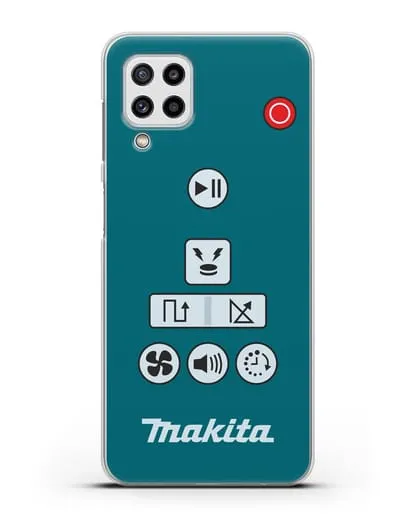 Чехол с дизайном пульт-контроллер Makita силиконовый для Samsung Galaxy M32 [SM-M325F]