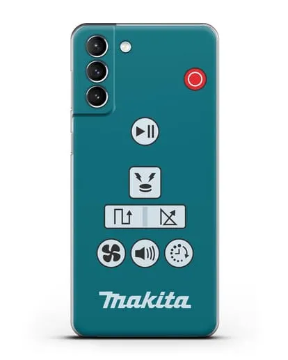 Чехол с дизайном пульт-контроллер Makita силиконовый для Samsung Galaxy S22 Plus