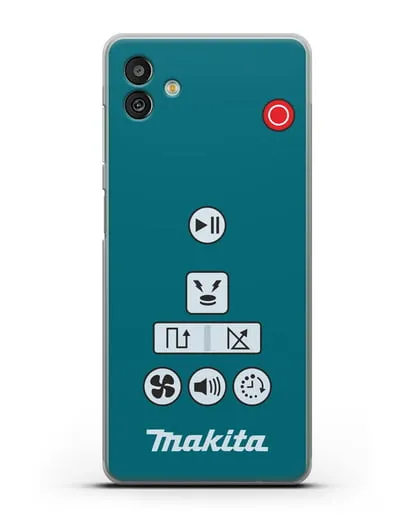 Чехол с дизайном пульт-контроллер Makita силиконовый для Samsung Galaxy M13 [SM-M135]