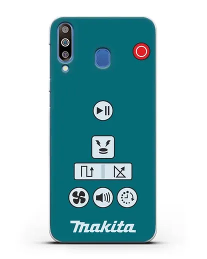 Чехол с дизайном пульт-контроллер Makita силиконовый для Samsung Galaxy M30 [SM-M305F]