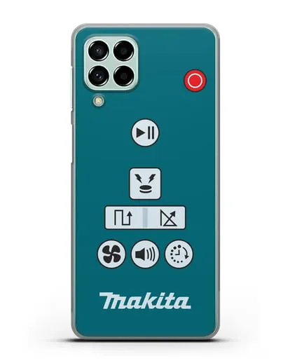 Чехол с дизайном пульт-контроллер Makita силиконовый для Samsung Galaxy M33 [SM-M336]