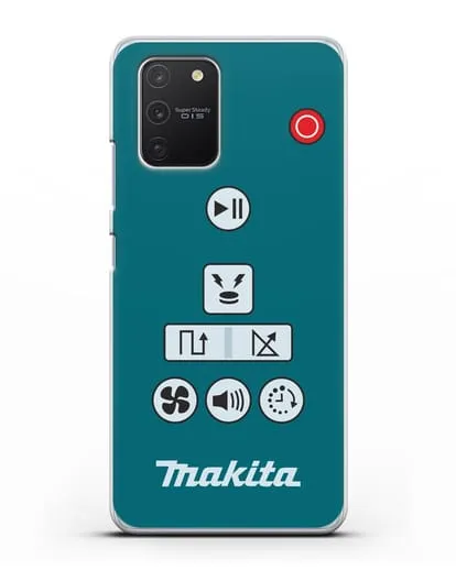 Чехол с дизайном пульт-контроллер Makita силиконовый для Samsung Galaxy S10 lite [SM-G770F]