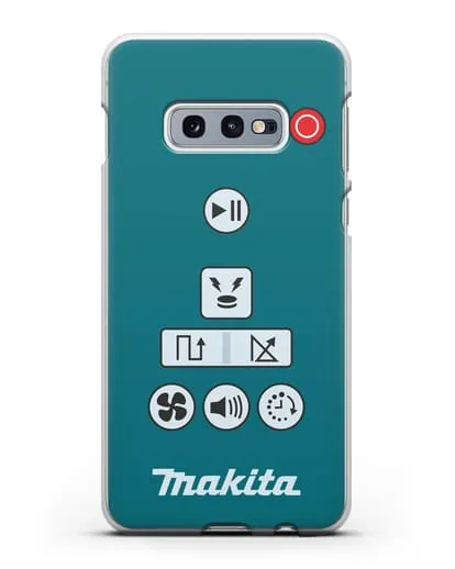 Чехол с дизайном пульт-контроллер Makita силиконовый для Samsung Galaxy S10e [SM-G970F]