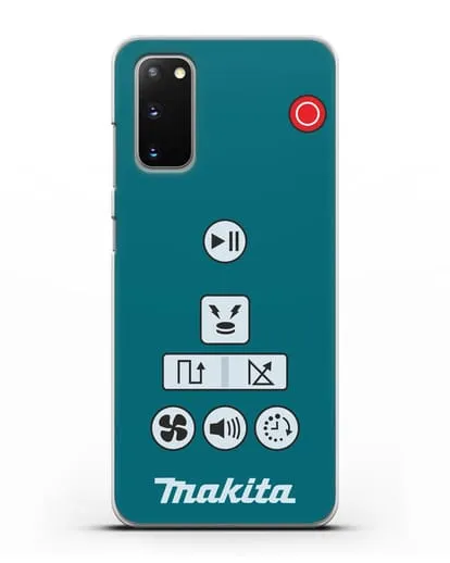 Чехол с дизайном пульт-контроллер Makita силиконовый для Samsung Galaxy S20 [SM-G980F]