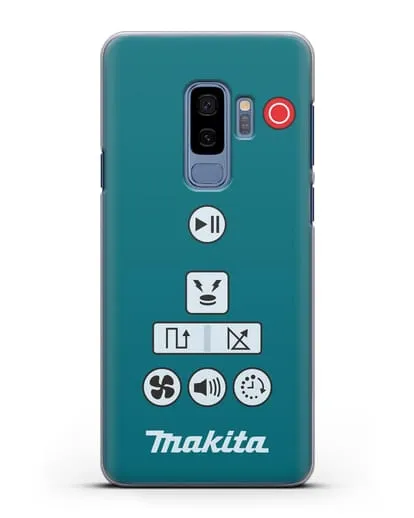 Чехол с дизайном пульт-контроллер Makita силиконовый для Samsung Galaxy S9 Plus [SM-G965F]