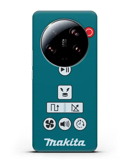 Чехол с дизайном пульт-контроллер Makita силиконовый для Xiaomi 13 Ultra