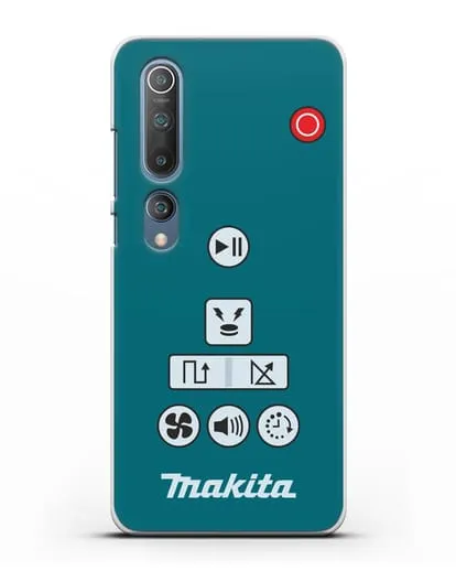 Чехол с дизайном пульт-контроллер Makita силиконовый для Xiaomi Mi 10 Pro