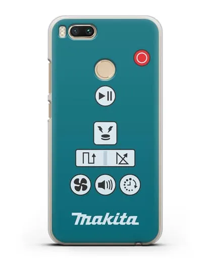 Чехол с дизайном пульт-контроллер Makita силиконовый для Xiaomi Mi A1