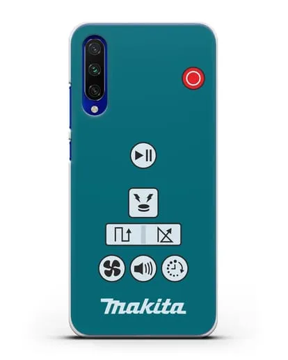 Чехол с дизайном пульт-контроллер Makita силиконовый для Xiaomi Mi A3