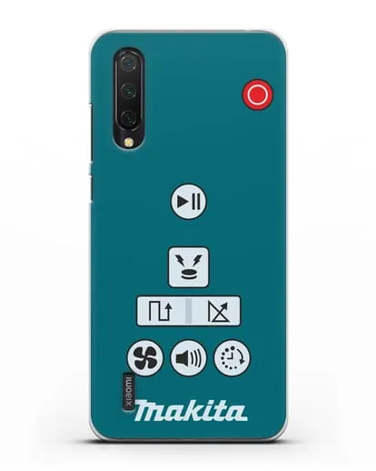 Чехол с дизайном пульт-контроллер Makita силиконовый для Xiaomi Mi A3 Lite