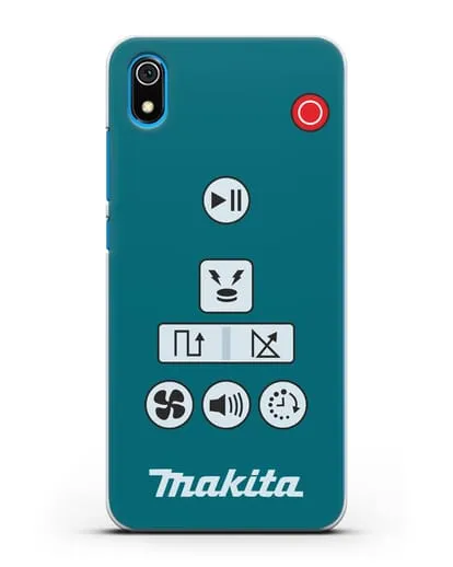 Чехол с дизайном пульт-контроллер Makita силиконовый для Xiaomi Redmi 7A