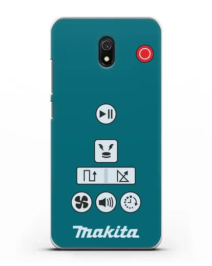Чехол с дизайном пульт-контроллер Makita силиконовый для Xiaomi Redmi 8A