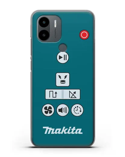 Чехол с дизайном пульт-контроллер Makita силиконовый для Xiaomi Redmi A1