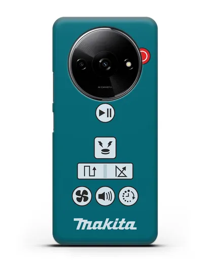 Чехол с дизайном пульт-контроллер Makita силиконовый для Xiaomi Redmi A3