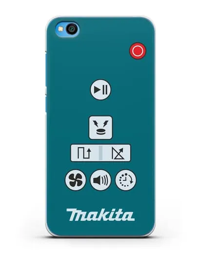 Чехол с дизайном пульт-контроллер Makita силиконовый для Xiaomi Redmi Go