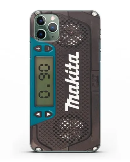 Чехол радиоприемник Makita силиконовый для iPhone 11 Pro Max
