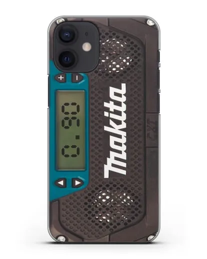 Чехол радиоприемник Makita силиконовый для iPhone 12 mini