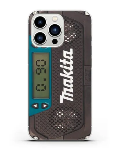 Чехол радиоприемник Makita силиконовый для iPhone 13 Pro