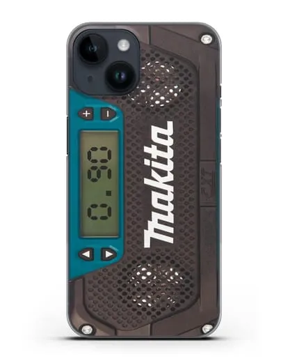 Чехол радиоприемник Makita силиконовый для iPhone 14