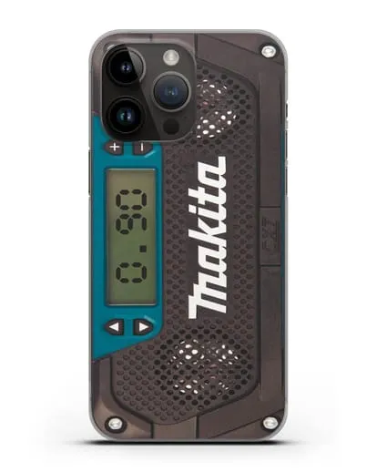 Чехол радиоприемник Makita силиконовый для iPhone 14 Pro Max