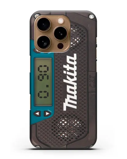 Чехол радиоприемник Makita силиконовый для iPhone 16 Pro