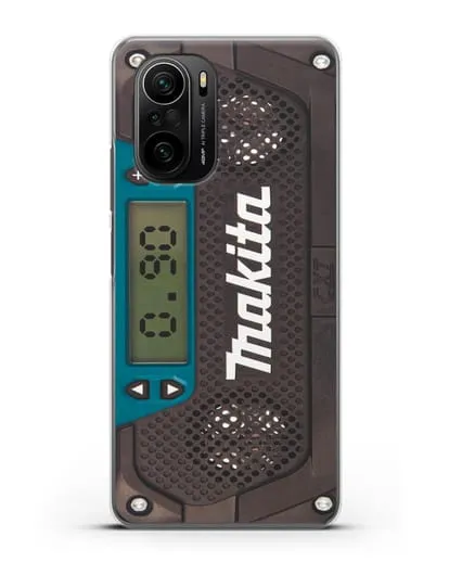 Чехол радиоприемник Makita силиконовый для Xiaomi Poco F3 Pro
