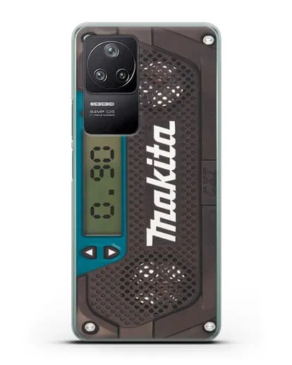 Чехол радиоприемник Makita силиконовый для Xiaomi Poco F4