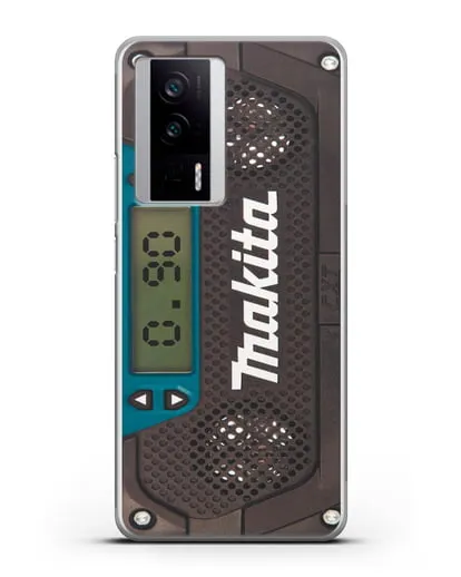 Чехол радиоприемник Makita силиконовый для Xiaomi Poco F5 Pro