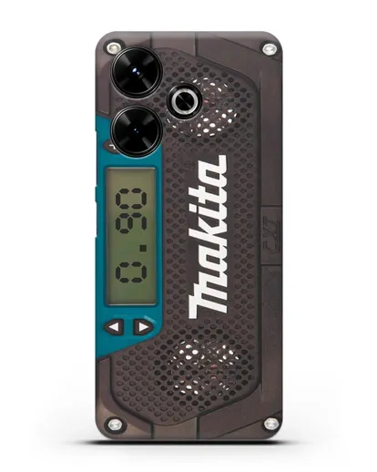 Чехол радиоприемник Makita силиконовый для Xiaomi Poco M6