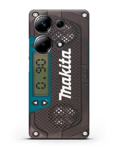 Чехол радиоприемник Makita силиконовый для Xiaomi Poco M6 Pro