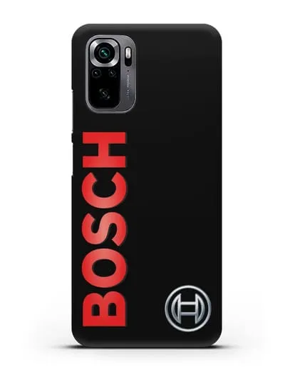 Чехол с надписью и логотипом Bosch силиконовый для Xiaomi Poco M5s