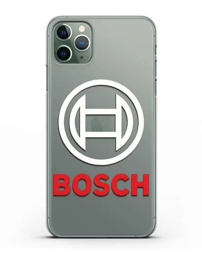 Чехол с логотипом Bosch силиконовый для iPhone 11 Pro Max