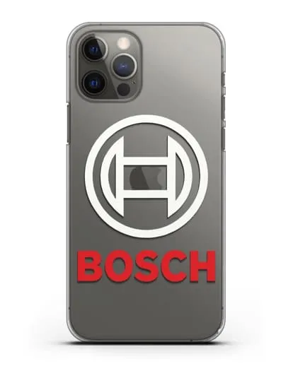 Чехол с логотипом Bosch силиконовый для iPhone 12 Pro
