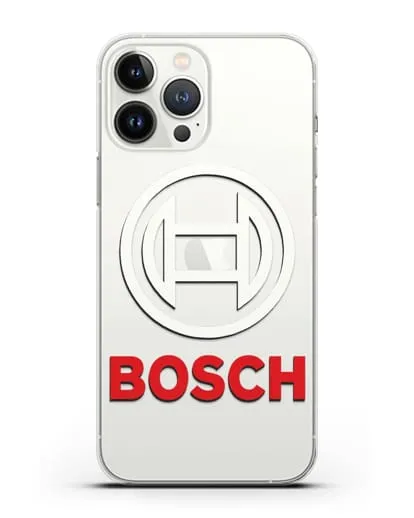 Чехол с логотипом Bosch силиконовый для iPhone 13 Pro Max