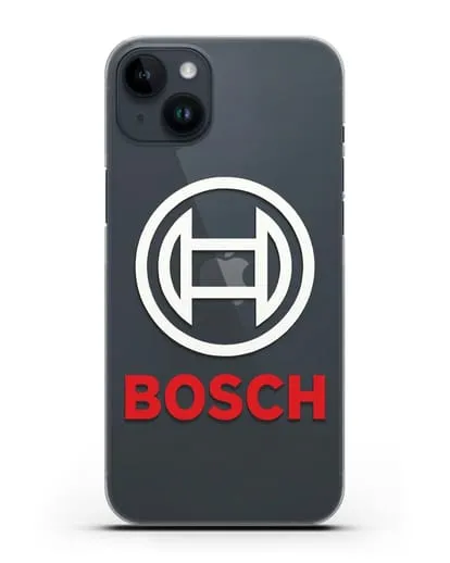 Чехол с логотипом Bosch силиконовый для iPhone 14 Plus