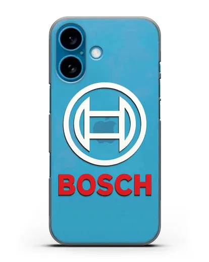 Чехол с логотипом Bosch силиконовый для iPhone 16