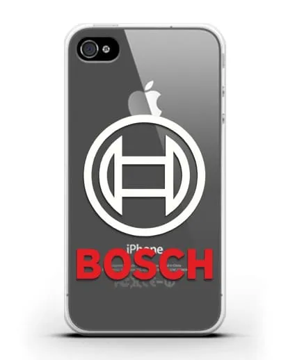 Чехол с логотипом Bosch силиконовый для iPhone 4/4s