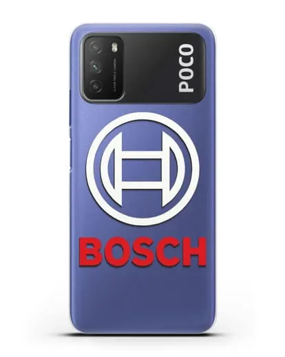 Чехол с логотипом Bosch силиконовый для Xiaomi Poco M3