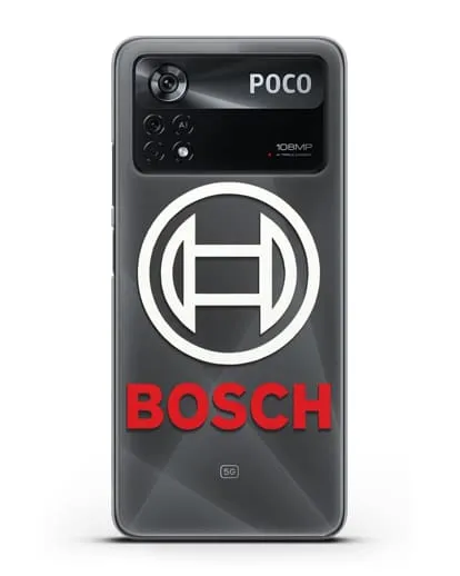 Чехол с логотипом Bosch силиконовый для Xiaomi Poco X4 Pro