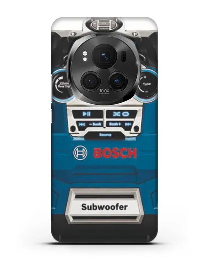 Чехол с рисунком сабвуфер Бош силиконовый для Honor Magic 6 Pro