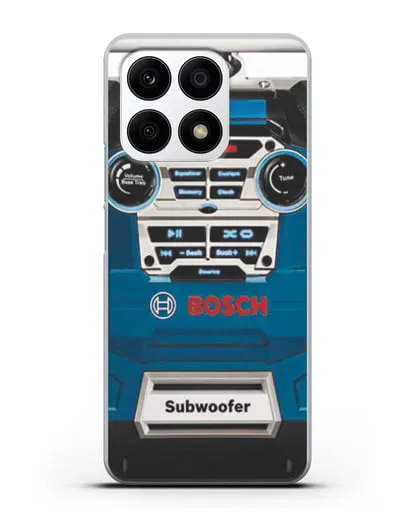 Чехол с рисунком сабвуфер Бош силиконовый для Honor X8a