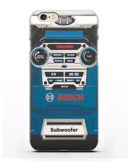 Чехол с рисунком сабвуфер Бош силиконовый для iPhone 6s