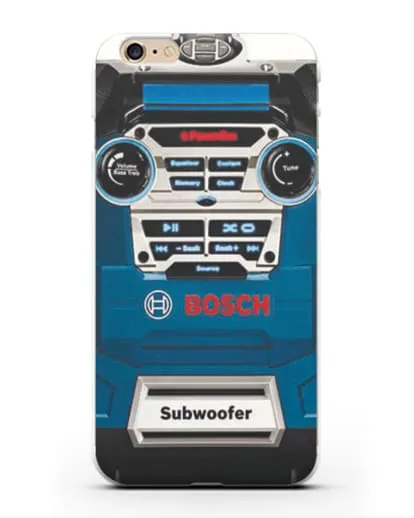 Чехол с рисунком сабвуфер Бош силиконовый для iPhone 6 Plus