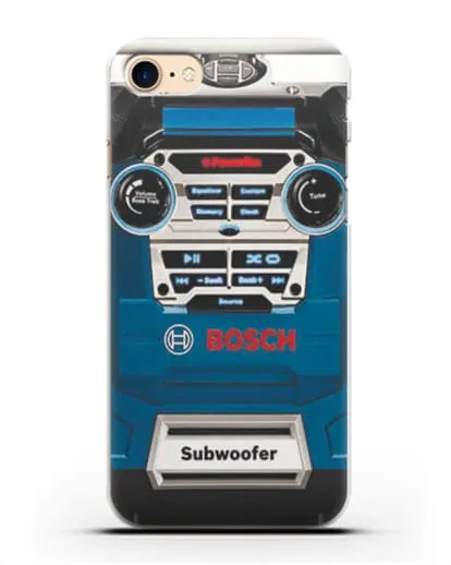 Чехол с рисунком сабвуфер Бош силиконовый для iPhone 7