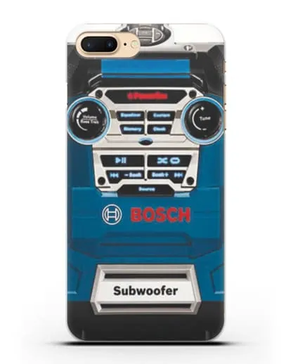 Чехол с рисунком сабвуфер Бош силиконовый для iPhone 7 Plus