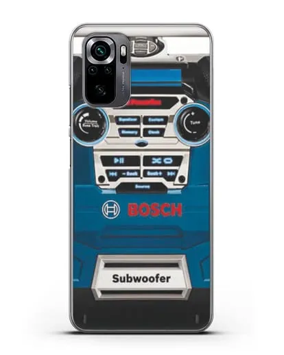 Чехол с рисунком сабвуфер Бош силиконовый для Xiaomi Poco M5s