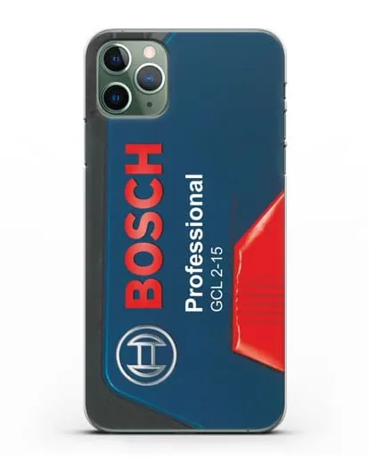 Чехол с рисунком кейс Бош силиконовый для iPhone 11 Pro Max